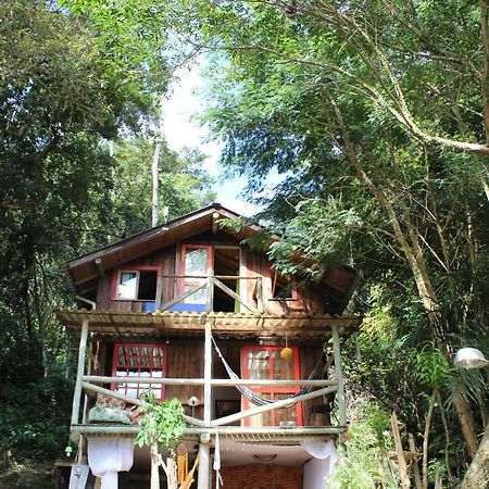 Villa Cabana Mágica Praia é floresta, vale da Utopia, Pinheira à Guarda do Embaú Extérieur photo