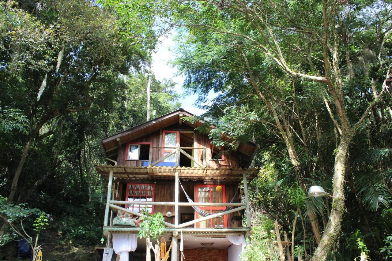 Villa Cabana Mágica Praia é floresta, vale da Utopia, Pinheira à Guarda do Embaú Extérieur photo