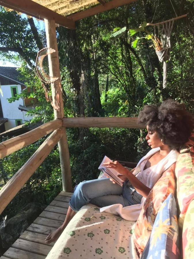 Villa Cabana Mágica Praia é floresta, vale da Utopia, Pinheira à Guarda do Embaú Extérieur photo